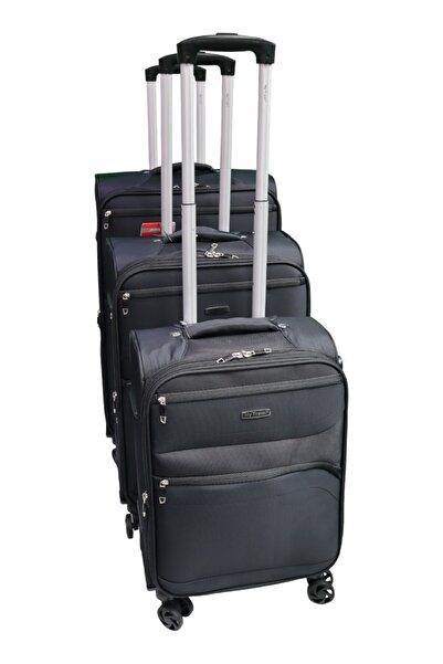 OEM My Travel B412 trolley set, 3 sizes 20", 24", 28", Black