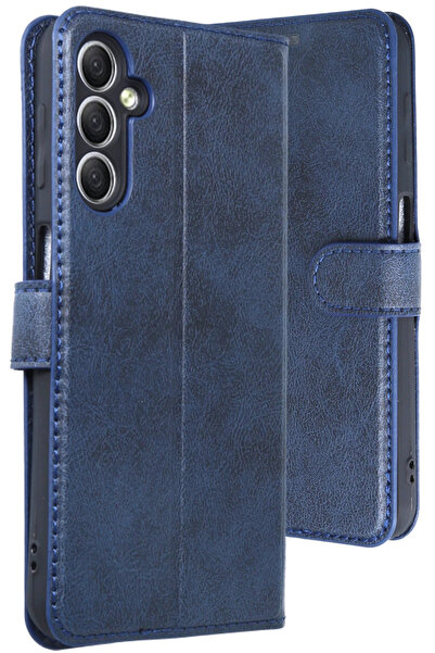 NewFace حافظة متوافقة مع هاتف Galaxy A24 4G، حافظة تريند إس بلس (191140) - أزرق داكن