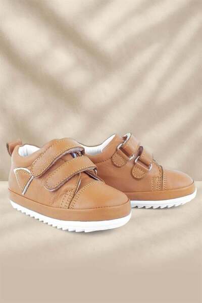 Rakerplus Scrat Genuine Leather Tan First Step Shoes