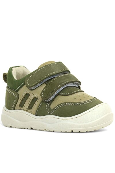 Rakerplus Schaggy Genuine Leather Khaki Green Baby Sneakers