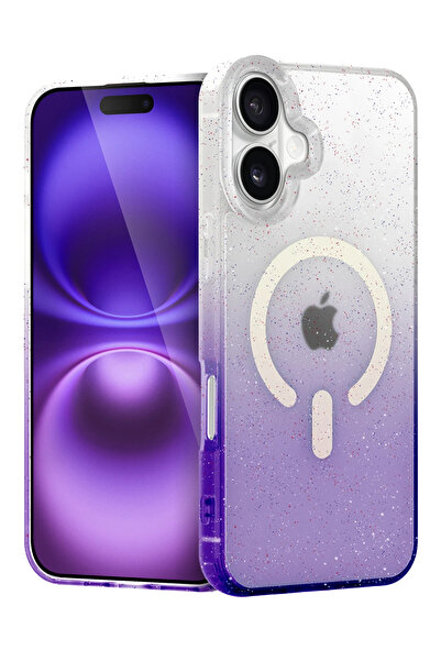 NewFace غطاء RDBYDN متوافق مع آيفون 16 بلس، غطاء لامع متوافق مع ماج سيف (1159...