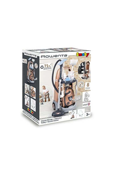Smoby Cleaning set toy with trolley and vacuum cleaner, Smoby, Rowenta