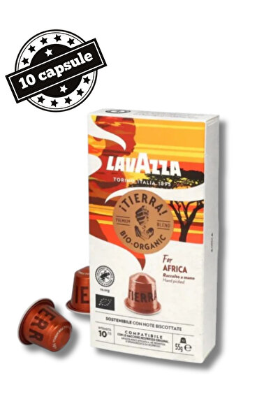 LavAzza 10 алуминиеви капсули Tierra за Африка - съвместими с Nespresso