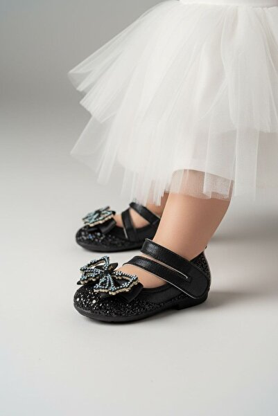 PATİK BEBE KIZ ÇOÇUK TAŞLI BABET