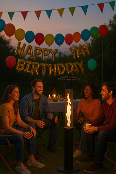 Goddy Pelet Soba Camlı Soba Roket Soba YENİ NESİL 1.KALİTE kısa model 50 cm