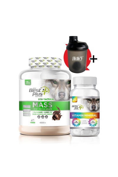 BPN Best Plus Nutrition Eco Tactical Kombinasyon Paketi (MASS GAİNER ÇİKOLATA VİTAMİN)