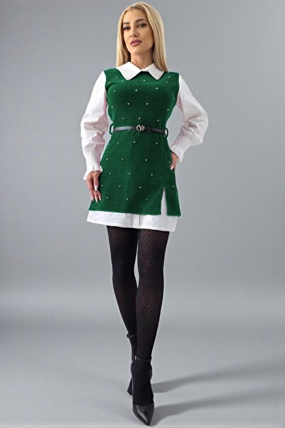 FashionForYou Φόρεμα γραφείου τύπου πουκάμισου Iuliana, με φόρεμα, πούλιες κα...