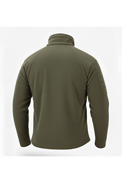 Beevos Military Thermal Tactical Fleece Jacket Men's Full Zipper 5 Pockets Cold Proof