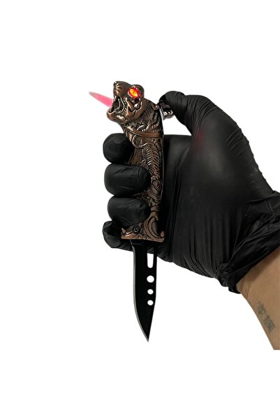 Genel Markalar Kaplan Figürlü Çakı Çakmak Modeli