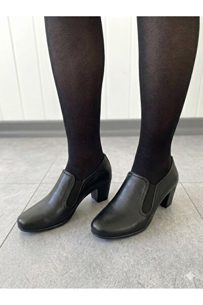 Tamdabu Ayakkabı SİYAH HAKİKİ DERİ ANATOMİK TABAN RAHAT VE ŞIK GÜNLÜK KADIN A...