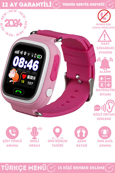 TEKNOBO sımkartlı akıllı cocuk saatı gps takıp konusma btk kayıtlı Q90 serıı ...