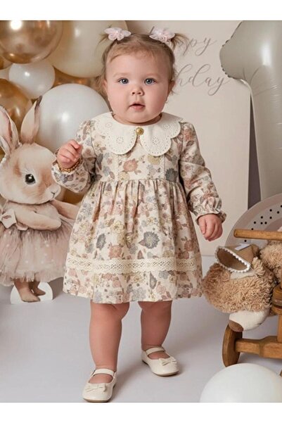 Cherub Baby Peter Pan Collar Baby Girl Dress