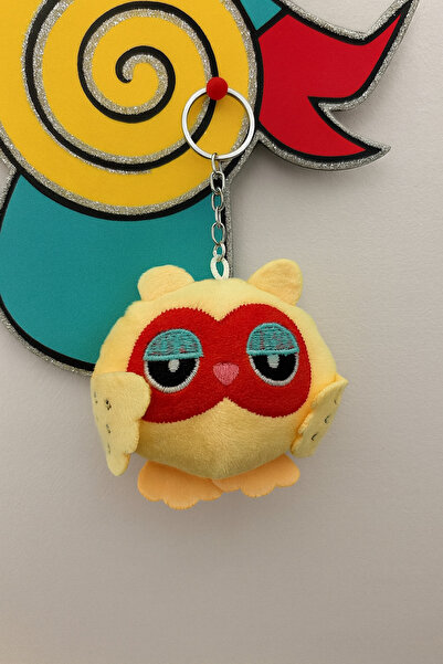 Şirin Peluş Baykuş Anahtarlık – Sevimli Tasarım