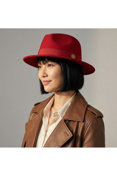 OnMyHead Red Panama Sombrero