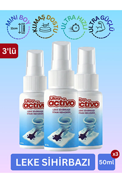 Ultra Activo Leke Sihirbazı 50 ml x 3 adet