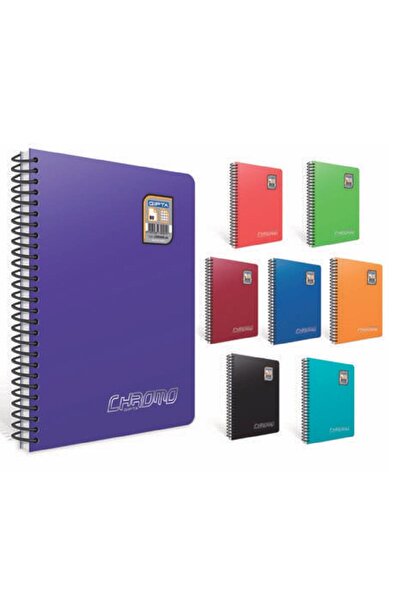 Gıpta Chromo Notebook Spiral Plastic Cover A4 60 Sheets Lined
