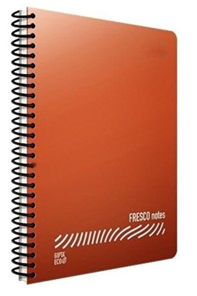 Gıpta Fresco Notebook Spiral Bound Plain Plastic A4 120 Sheets Squared