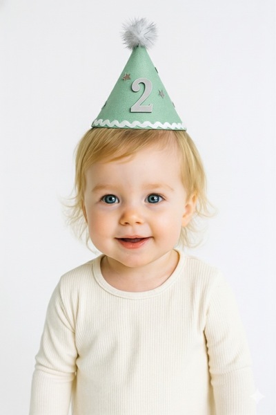 Minia Simli Bebek Doğum günü Parti Şapkası 2 Yaş