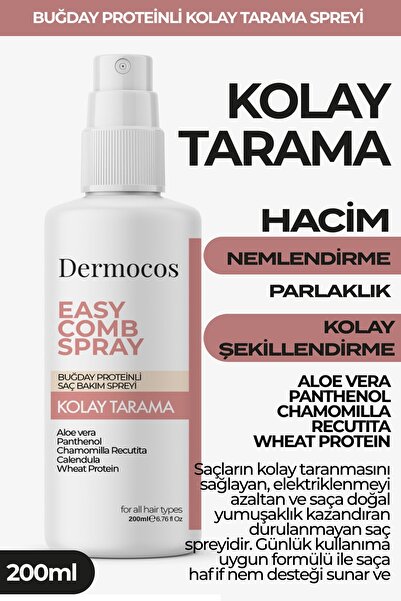 Dermocos Kolay Tarama Saç Bakım Spreyi Durulanmayan200 ml