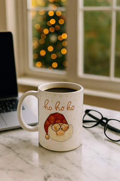 uğurlu dükkan Ho Ho Ho Santa Claus Mug Cup