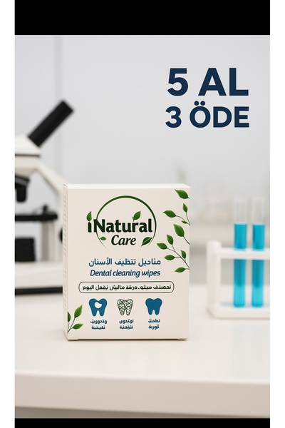 1 moda Tek Kullanımlık Diş Temizleme Mendili 12 Adet