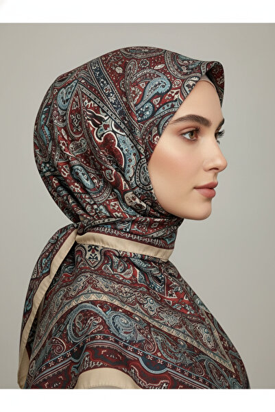 CAPPİO Scarf Silk Look Ethnic Breeze Shawl