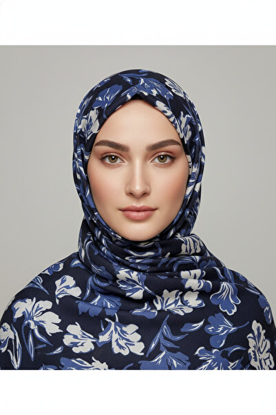 ZER Floral Motif Floral Patterned Special Design Shawl