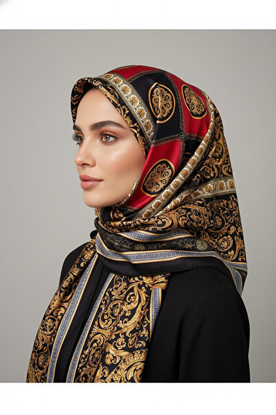 LadyCoco Soft Cotton Circle Patterned Shawl