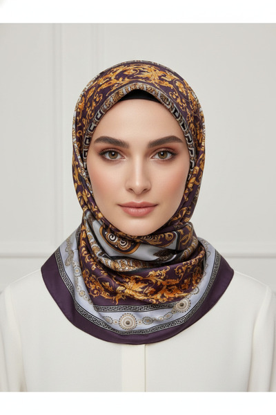 LadyCoco Soft Cotton Circle Patterned Shawl