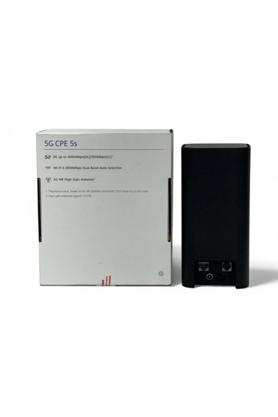 Huawei H153-5G CPE 5s Wi-Fi 6 Router - Black, Supports All Networks