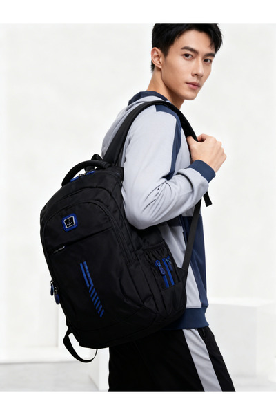 Generic Leisure Travel Backpack Business Sports Large Capacity Debulk Dual-Shoulder Bag