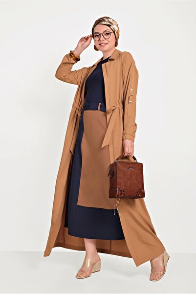 Alvina ERKEK YAKA FERMUARLI LASTİKLİ PARDESÜ 10164