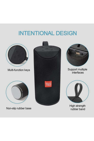Generica T&G Waterproof Bluetooth Speaker Black