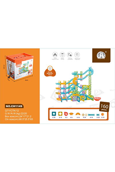 Bufnitel My Magnetic Maze - 160 pieces (5.5 cm)