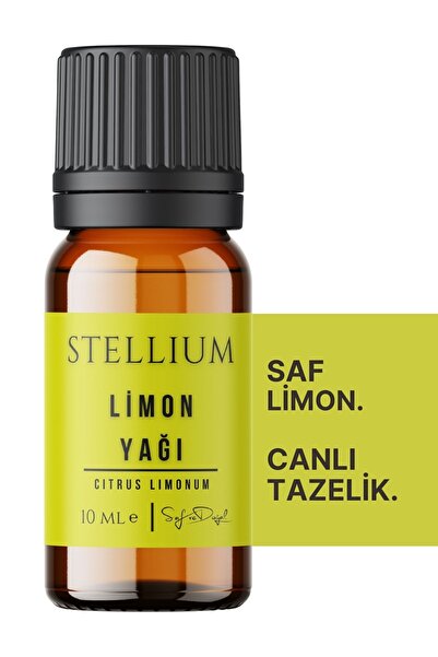 STELLIUM Limon Uçucu Yağı 10 ml (%100 DOĞAL)-limon Essential Oil- Yeni Yıl He...