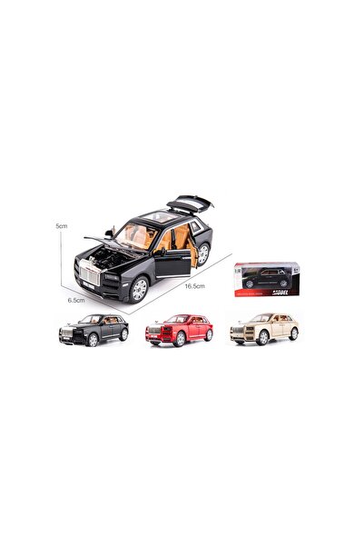 Toysea 1:28 Pullback Die-Cast Car with Music, Light, 6 Openable Doors & Luxury Metal Model for Kids