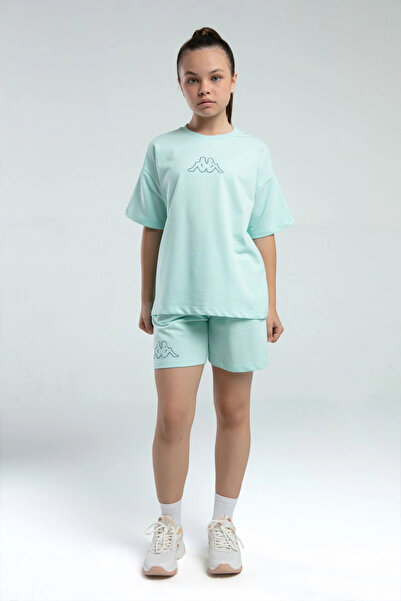 Kappa Girl's Green Shorts Set