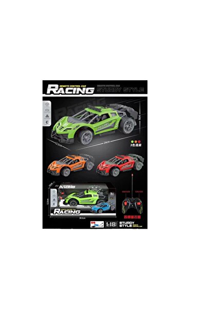 Toysea Remote Control Racing Car with USB Charging, 4-Function with Lights