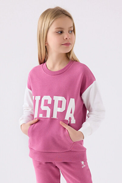 Rolypoly Girl's Pink Tracksuit Set