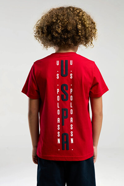 Rolypoly Boy's Red Bermuda Suit