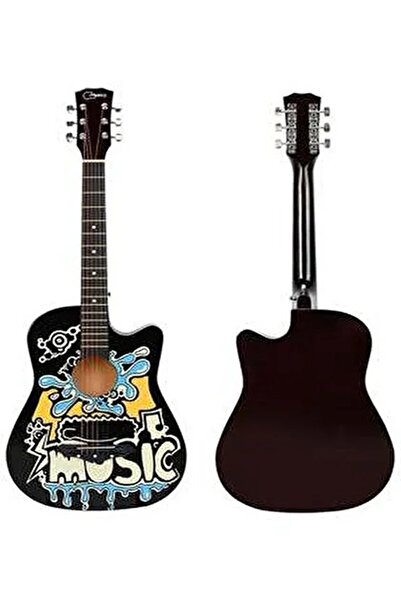 AGD جيتار صوتي للمبتدئين مع ملحقات مدمجة