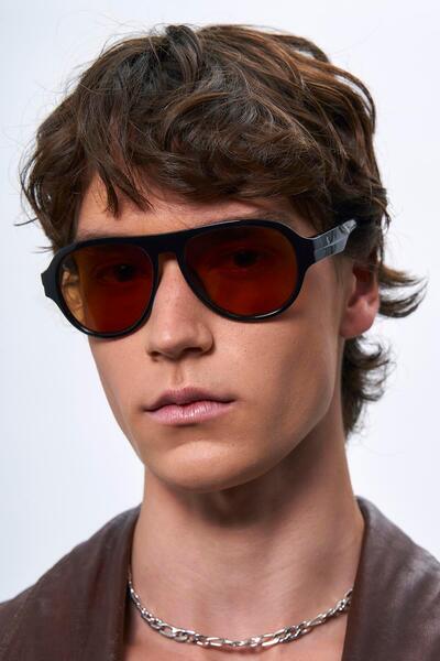 Bilge Karga نظارات شمسية للرجال من كاردوين براون براون