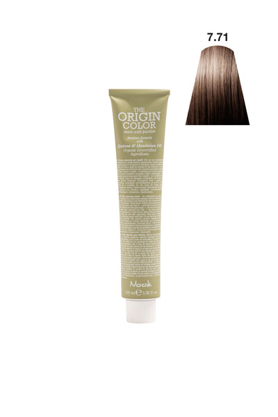 Nook Origin Color Profesyonel Saç Boyası 100ml- Küllü Kahve/Soğuk Kumral (7.71-SOĞUK KÜLLÜ KAHVE)