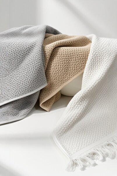 Anılsan Set 6 prosoape de maini Jelena - 50x90 Cm, 225 Gr, 100% bumbac, prosoape spa si hotel, potrivite pentru utilizare zilnica