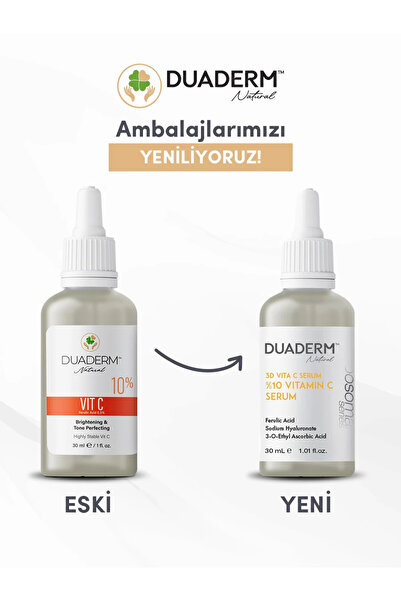 Duaderm Lipozomal %10 C Vitamin Cilt Bakım Serumu 30 ml