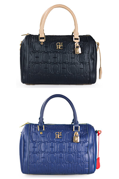 Ch CHCH Solid Color Fashion Tote Bag for Women Minimalist Design Spacious Bucket Bag