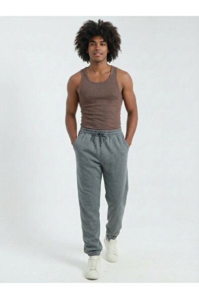 MODENZO بدلة رياضية رجالية 3 IP Ş مبطن بالصوف PUF مصنوعة من القماش مع أرجل مط...