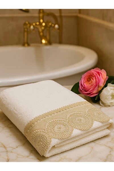 Çeyiz Bahçesi Аху Кадифе Рушник 50&90