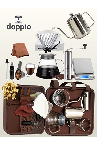 DOPPİO مجموعة تحضير القهوة V60 – 11 قطعة