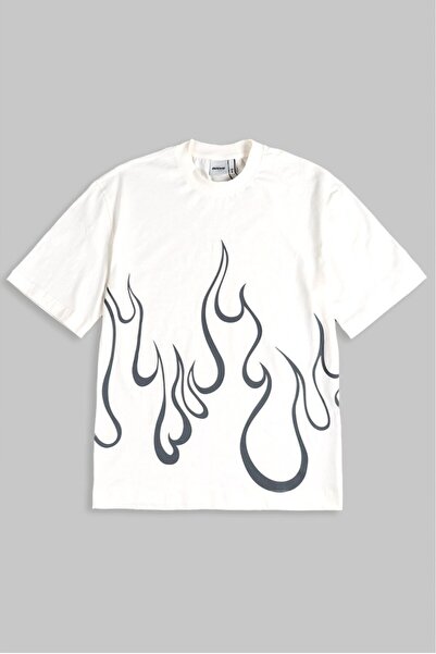 No Future Urban Flames T-Shirt Nf0470Gra